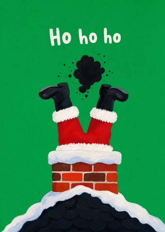 Ho Ho Ho card