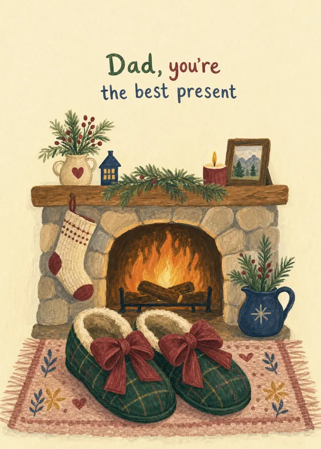 Dad, You're the Best Present card