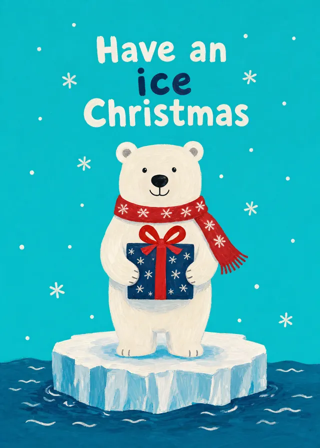 Have an Ice Christmas card