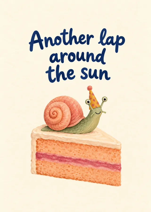 Another Lap Around the Sun card