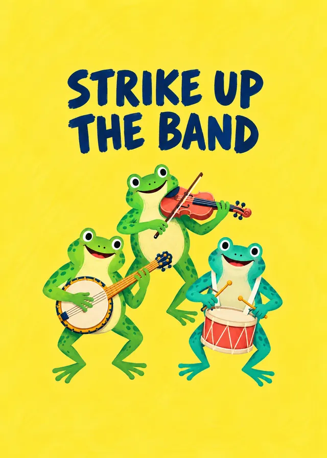 Strike Up the Band card
