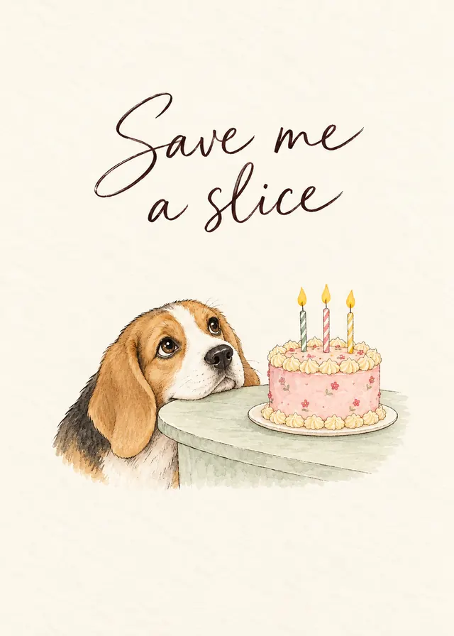 Save Me a Slice card
