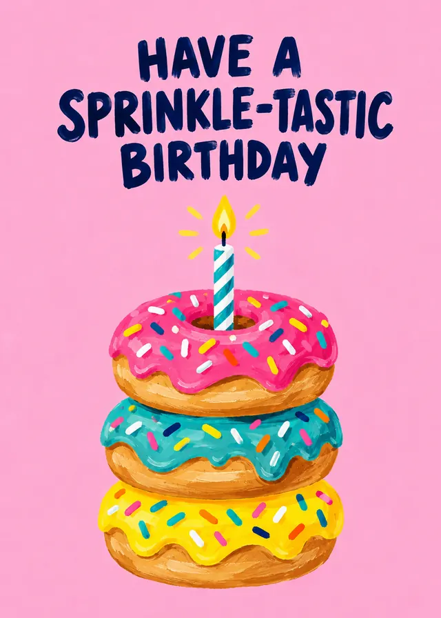 Have a Sprinkle-tastic Birthday card