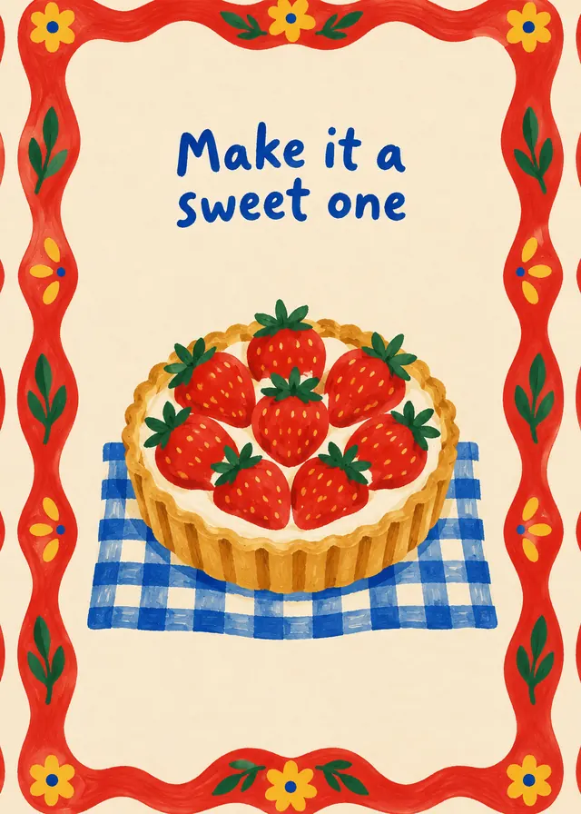 Make It a Sweet One card