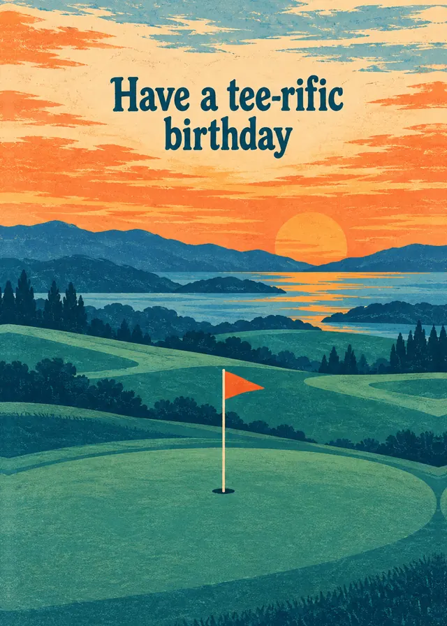 Have a Tee-rific Birthday card