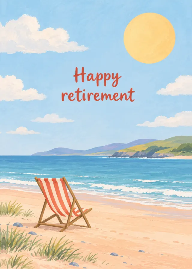 Happy Retirement card