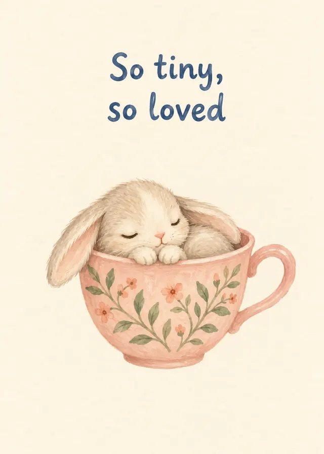 So Tiny, So Loved card