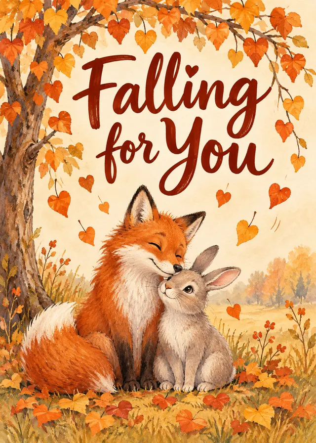 Falling for You card