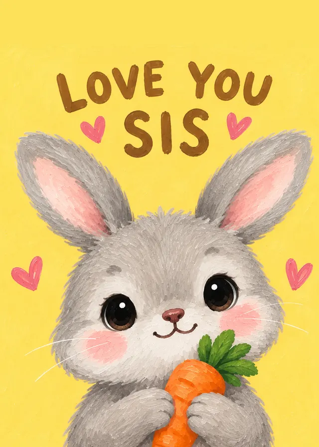Love You Sis card