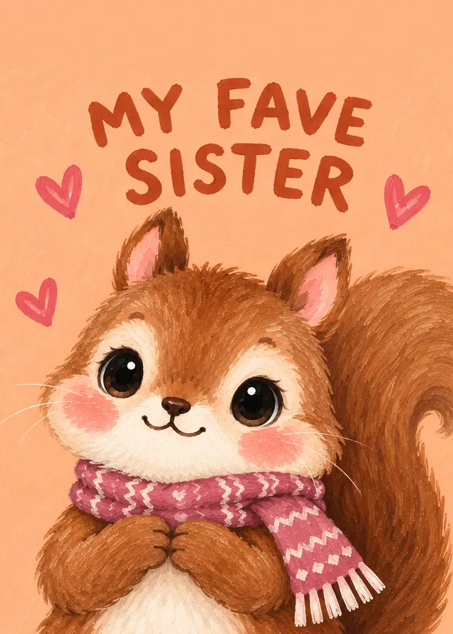 My Fave Sister card
