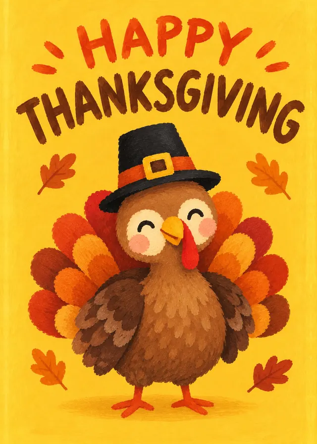 Happy Thanksgiving card