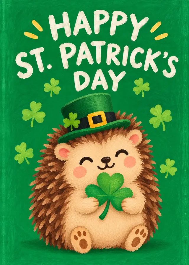 Happy St Patrick's Day card